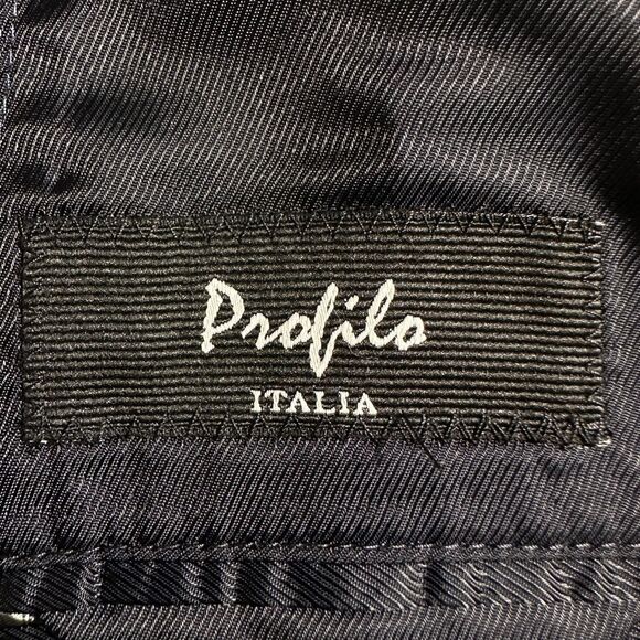 BANANA REPUBLIC Italian Fabric Slim fit 38R Mens Blazer Sport Coat Navy Jacket - Picture 12 of 13